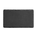 Blanco rechthoekige leisteen serveerplank 25x15 cm – voorkant