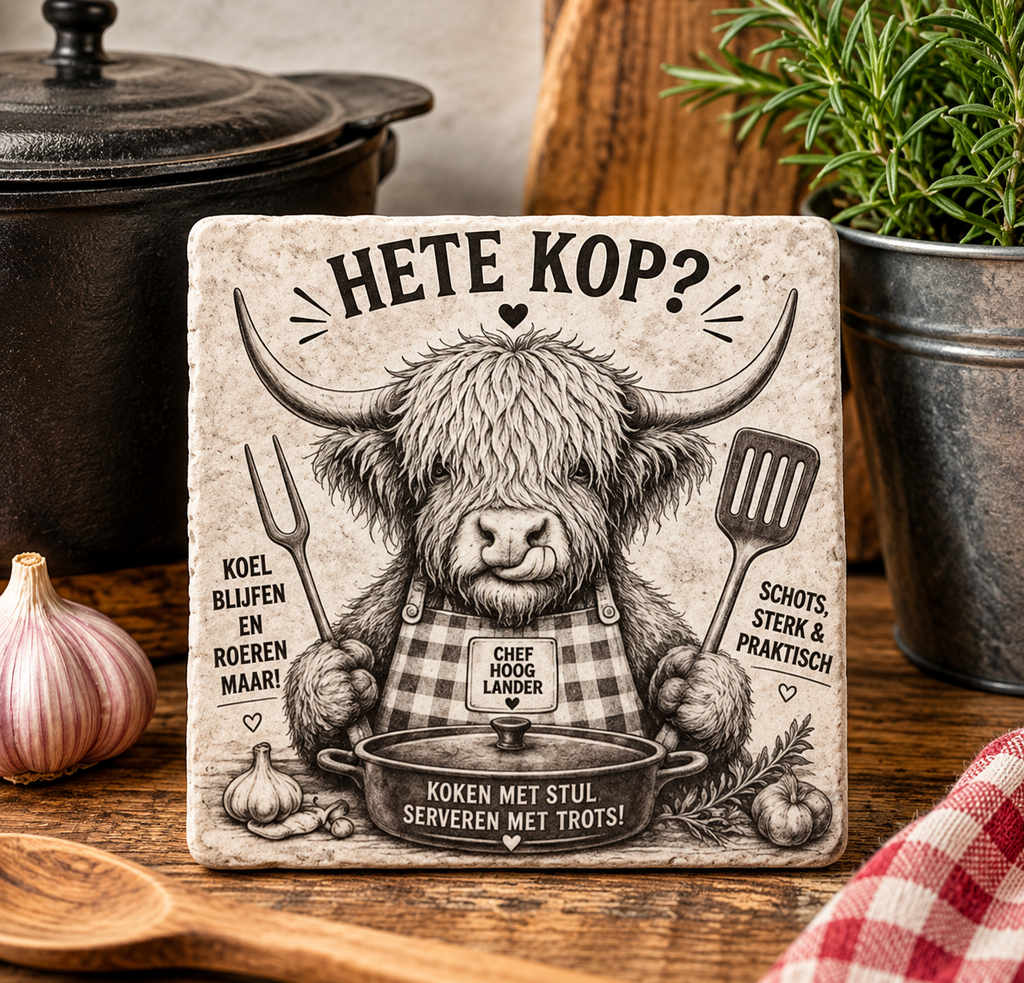 Scottish Highlander Pot Holders – Unique Gift | LeukHoor