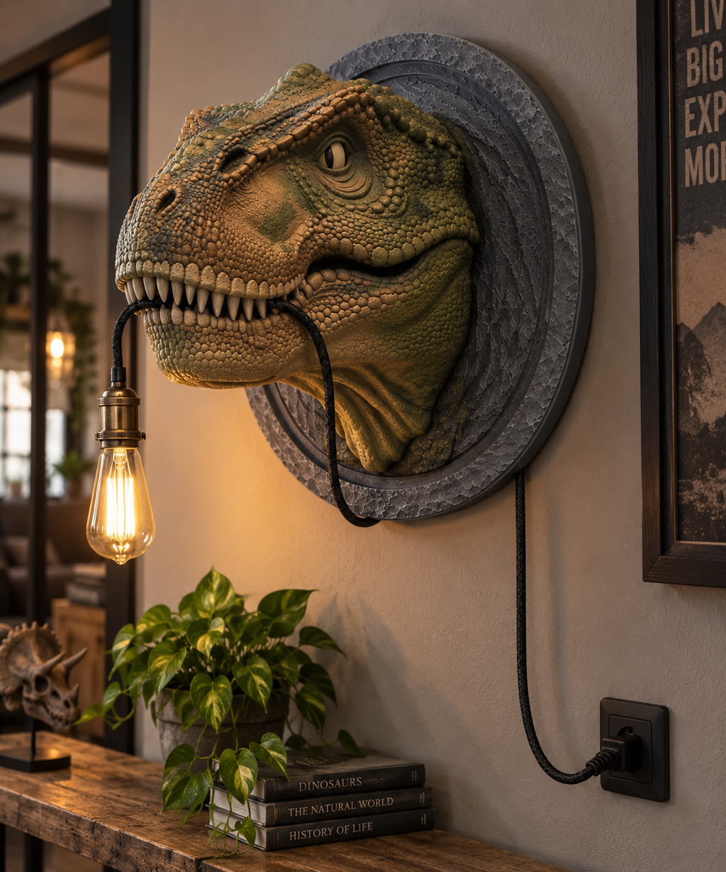 Dinosaurus T-Rex wandlamp xl